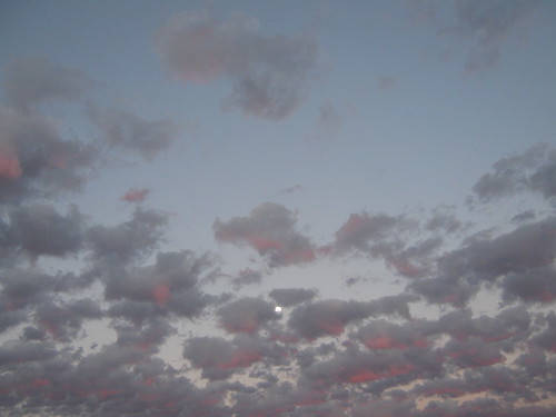 sky moon clouds sunrise mothernature kansasskies