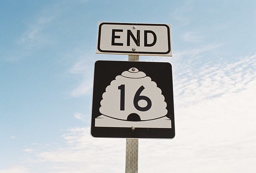 utah end roadsign 16 roadsigns stateroute16 highwaysigns stateroutesigns endsigns