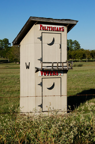 field texas politics pasture politicians barbedwire outhouse voters