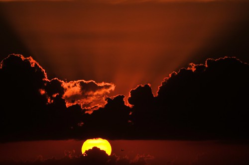 sunset sky clouds texas sargent goldenhour