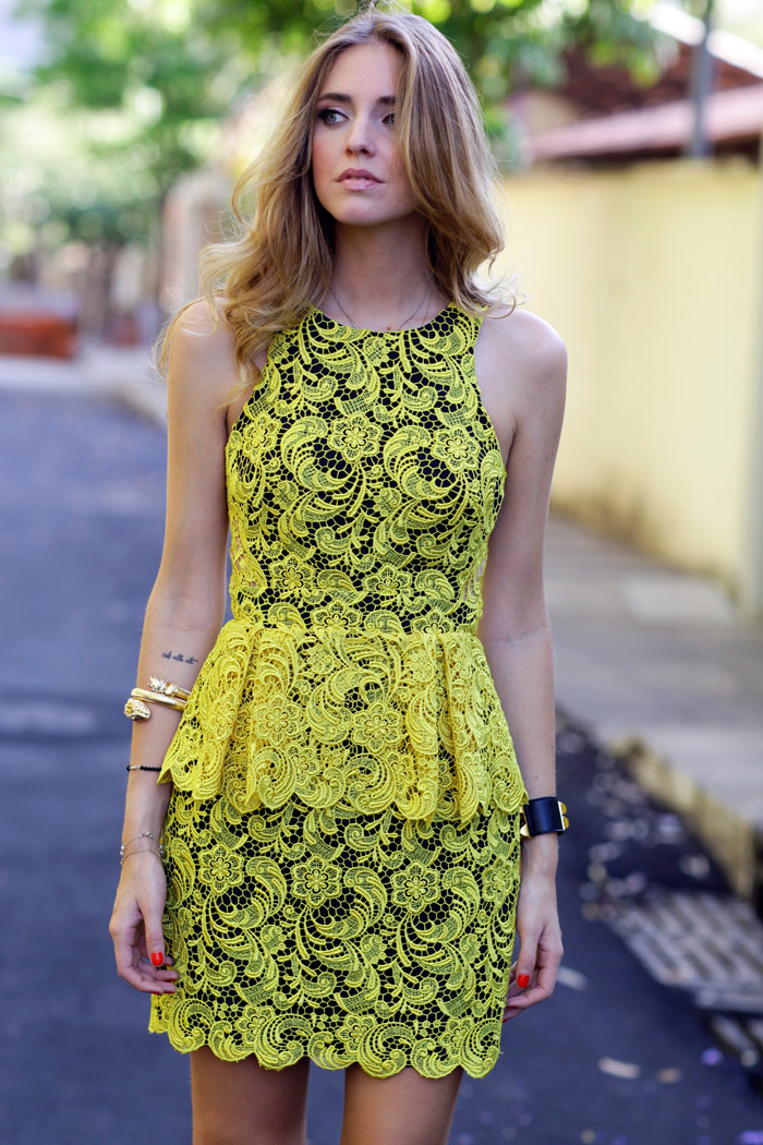 fashion blogger Chiara Ferragni in yellow #fashion #style | Dressy ...