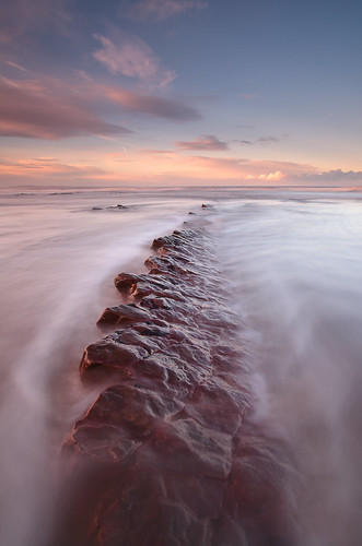 uk longexposure sunset beach coast rocks north northumberland coastal northern lowhauxley steveclasper