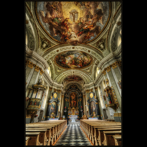 italy church painting nikon interior ceiling hdr tyrol südtirol topaz stjohann sgiovanni photomatix d300s
