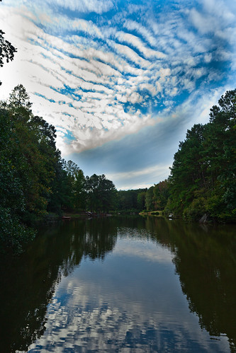 sky dan water clouds georgia landscape florence pond fuji160c