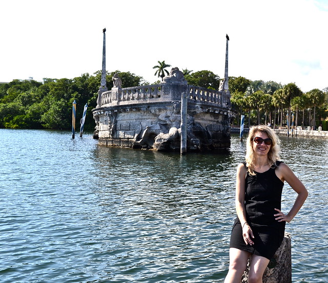 The Boat for Cocktails at the vizcaya palace in miami