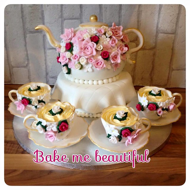 Tea Party Cake by Bake Me Beautiful