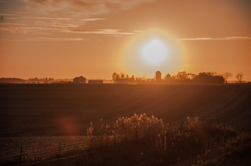 light sunset nature nikon farm south dakota d90