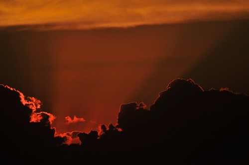 sunset sky clouds texas sargent goldenhour