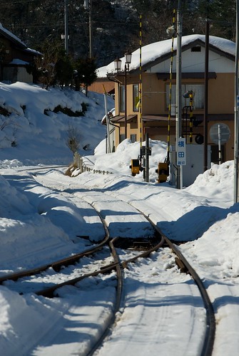 雪 風景landscape 出雲横田駅