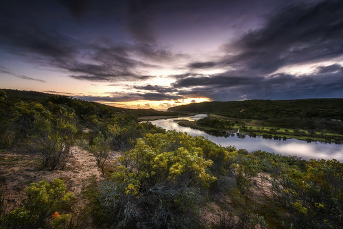 river sea glenaire aireriver aire hordernvale victoria australia hillside sunset evening landscape d810 nikon sky water nature