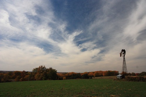 autumn windmill colors canon iowa pasture xsi