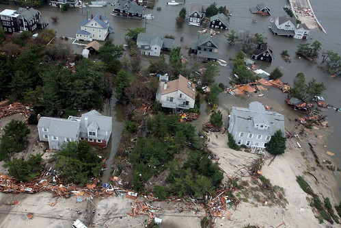 Aerial photos of New Jersey coastline in the aftermath of Hurricane Sandy [Image 15 of 19]