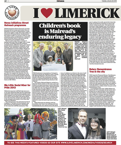 Limerick Chronicle Column 22 Jan 2013