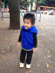 恵比寿公園でラジオ体操 (2012/10/19)