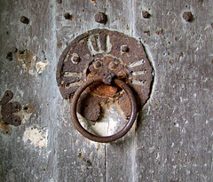 medieval door boss