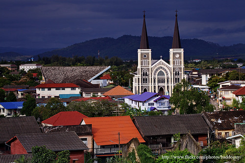 city church landscape thailand town cityscape cathedral culture center images getty archetecture gettyimages immaculateconception chanthaburi gettyimagesstock