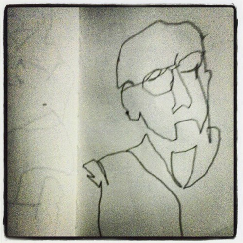The #men with the #glasses. I think mr. A. #drawing #ilustration > #city #stories <