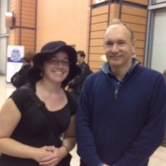 I just met Tim Berners-Lee y'all!