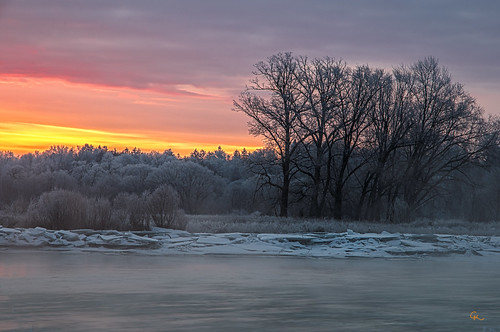 winter sunrise river grand 2013 waterlooregion