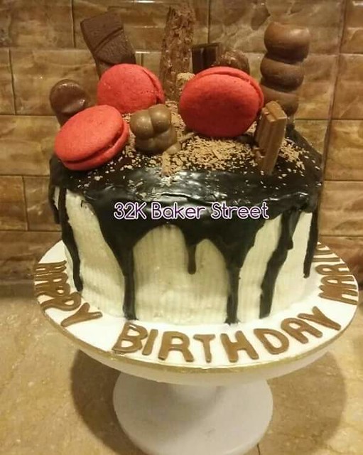 Chocolate Drip Cake by Diya Raja of 32 Baker Street