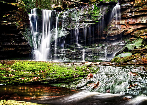 west virginia waterfalls hdr