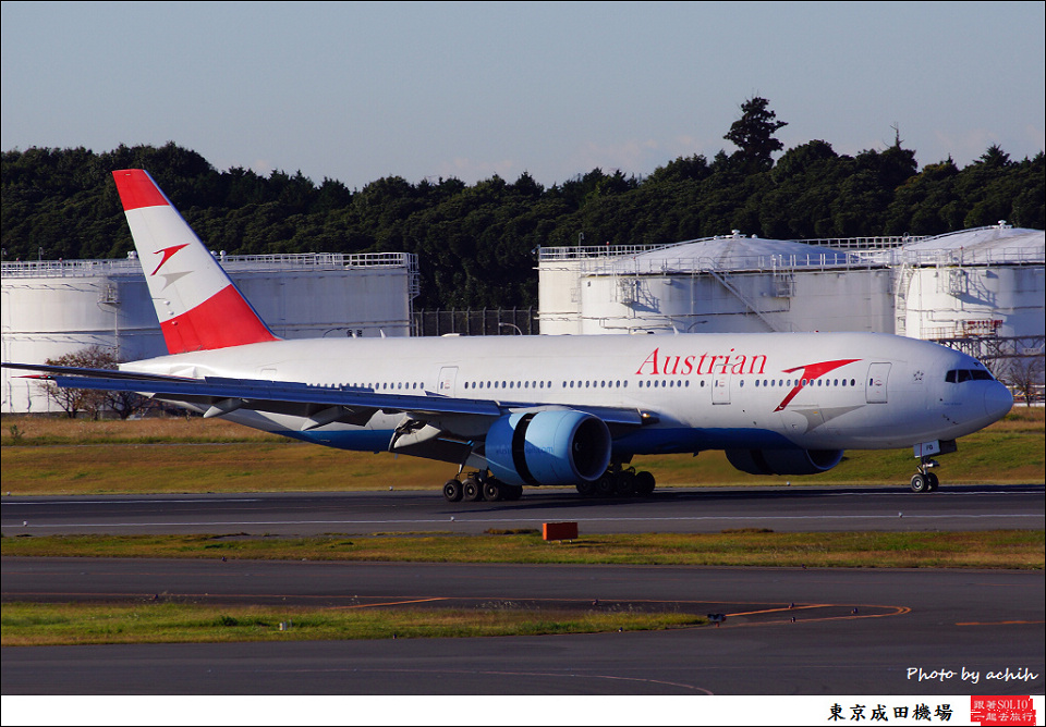 Austrian Airlines / OE-LPB / Tokyo - Narita International