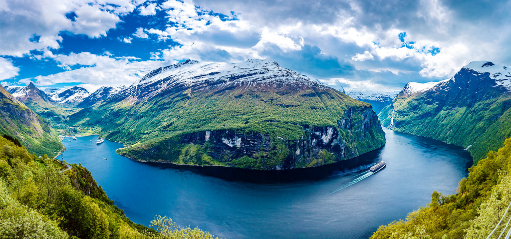 Geirangerfjord, en Norvège