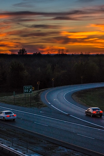 travel sunset people cars twilight traffic roads