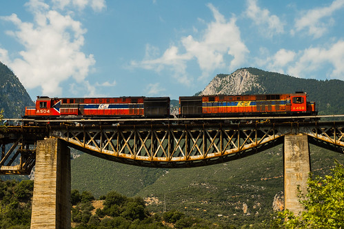 fthiotida thessaliastereaellada greece gr gorgopotamos bridge train trainspotting derailment service ose mlw
