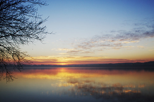 reflection clouds sunrise willowsprings cookcountyforestpreserve saganashkeeslough