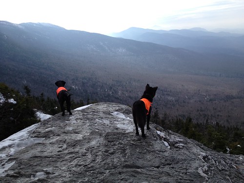Penny and Addy Climb Mt Mansfield