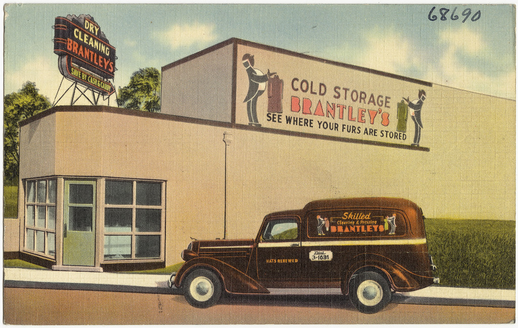 Brantley's Dry Cleaning, Brantley's Cold Storage, see where your furs are stored