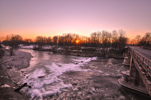 winter sunset italy snow river evening landscapes nikon italia tramonto fiume explore neve glimpse inverno brescia lombardia paesaggio sera lombardy icapture d90 djjonatan djjonatan74