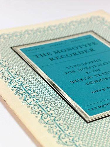 The Monotype Recorder