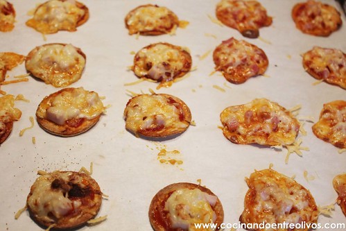 Minipizzas crujientes con queso cocina President (14)