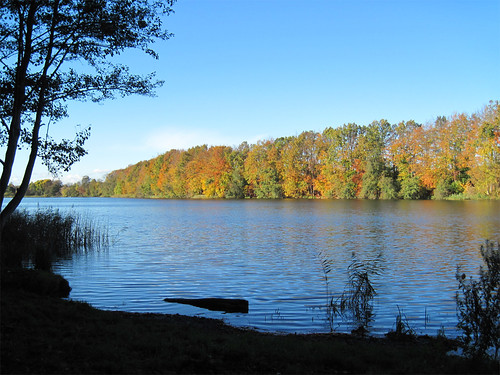 autumn lake fall see herbst mecklenburgvorpommern mecklenburgwesternpomerania grevesmühlen ploggensee