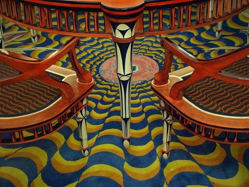 vienna wien table carpet waves pattern chairs repost ernstfuchmuseum theworkofernstfuchs