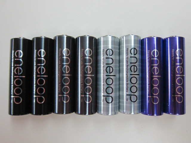 Sanyo eneloop glitter AA Rechargeable Ni-MH Batteries