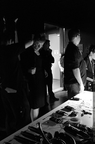 Backstage Preparations for Session 3   TEDxSanDiego 2012