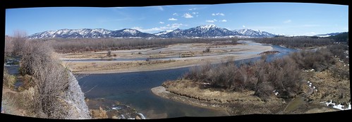 light vacation sky snow mountains beautiful clouds river fun fly waterfall swan fishing stitch snake idaho valley