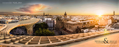 city sunset panorama art architecture photography photo sevilla arquitectura flickr pano seville rafael salcedo panorámica flickraward