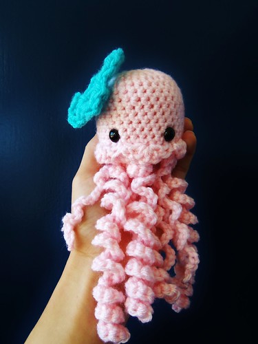 animal toy jellyfish crochet plush amigurumi