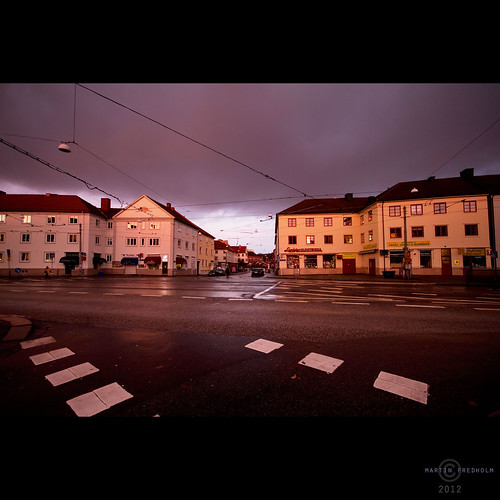 city november autumn sunset göteborg sweden dusk crossroad 2012 majorna