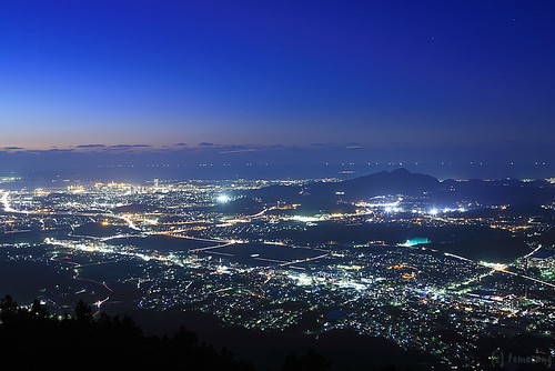 longexposure sunset panorama japan night canon eos velvia 5d fukuoka 夜景 夕日 ef 夕焼け 福岡 sasaguri kasuya 糟屋 篠栗 米の山