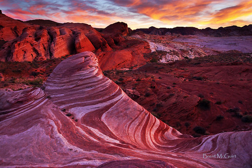 park las vegas sunset southwest rock fire rainbow sandstone state nevada wave american valley vista striped overton