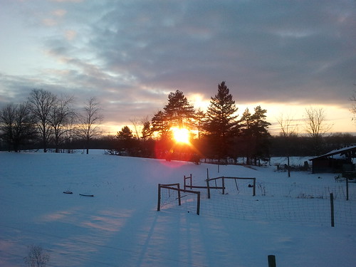 sunset snow day canton flickrandroidapp:filter=none ohioevening