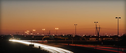 sunset sky oklahoma freeway interstate okc i40 2012 xti ©jasonbondy