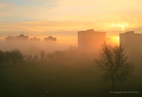 city morning misty town december foggy slovensko slovakia suburb palo bratislava bartos dubravka dúbravka platinumheartaward platinumpeaceaward bartoš
