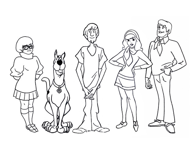 Scooby Doo Mystery Incorporated Coloring Coloring Pages