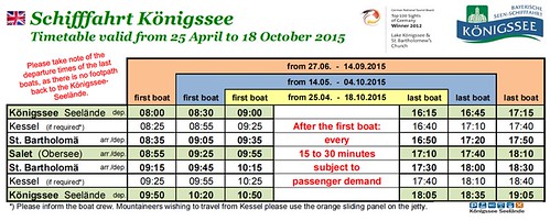 timetable 2015